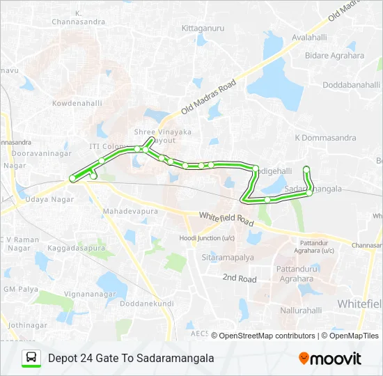 311-K D24G-SMG Bus Line Map