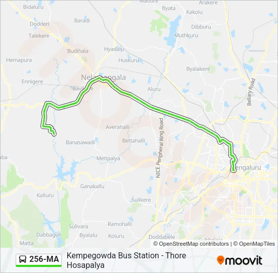 256-MA Bus Line Map