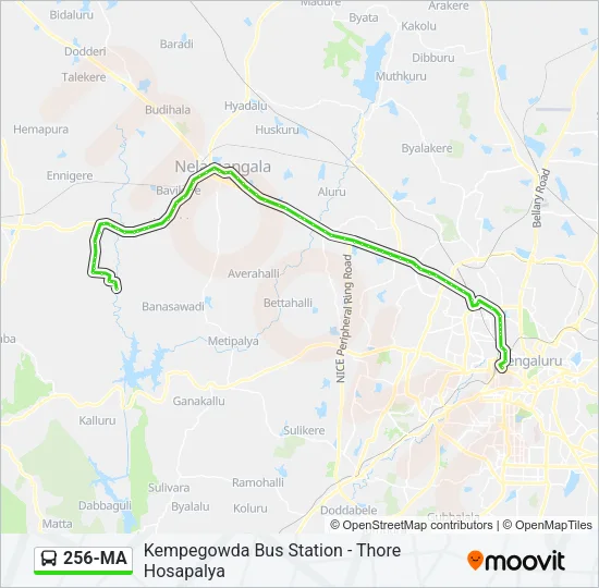 256-MA Bus Line Map