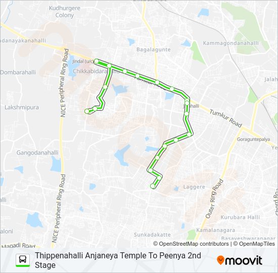 256-C PSS-TAT Bus Line Map
