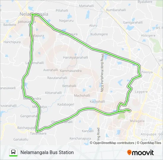 248-HA NMG-NMG Bus Line Map