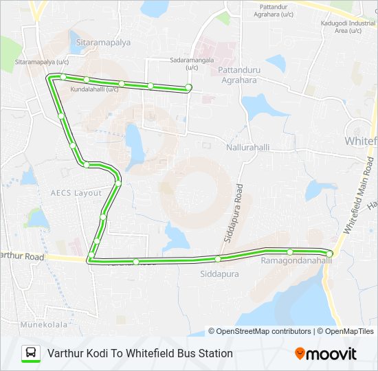 WTTMC-KDLG-VRTKD Bus Line Map