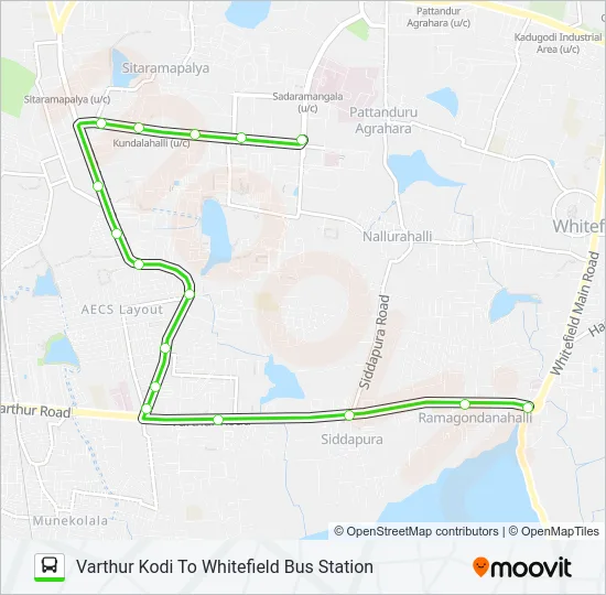 WTTMC-KDLG-VRTKD Bus Line Map