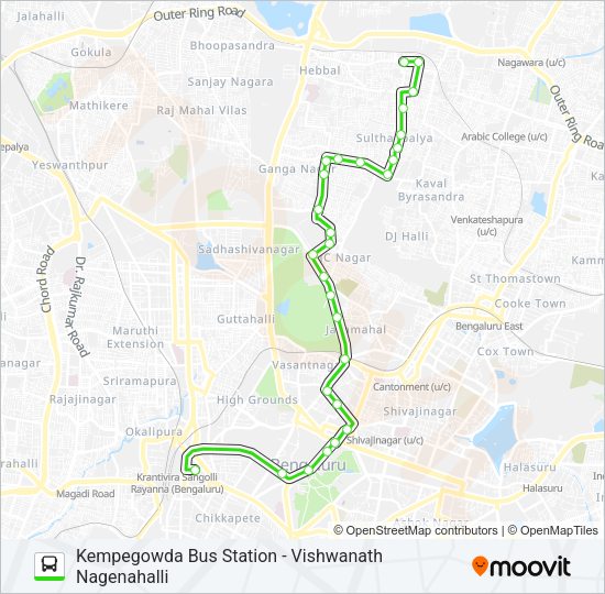 415-B KBS-VSD-VNH Bus Line Map