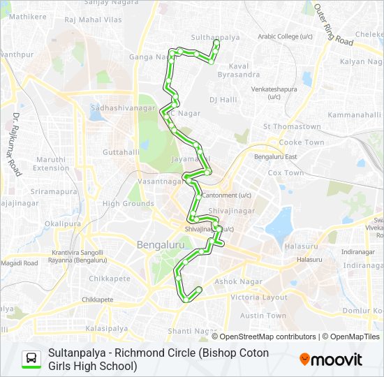 114-A STP-SBS-BCGHS Bus Line Map