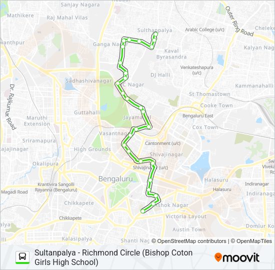 114-A STP-SBS-BCGHS Bus Line Map