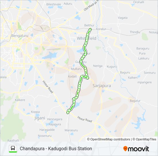 399-A CPR-KDG Bus Line Map