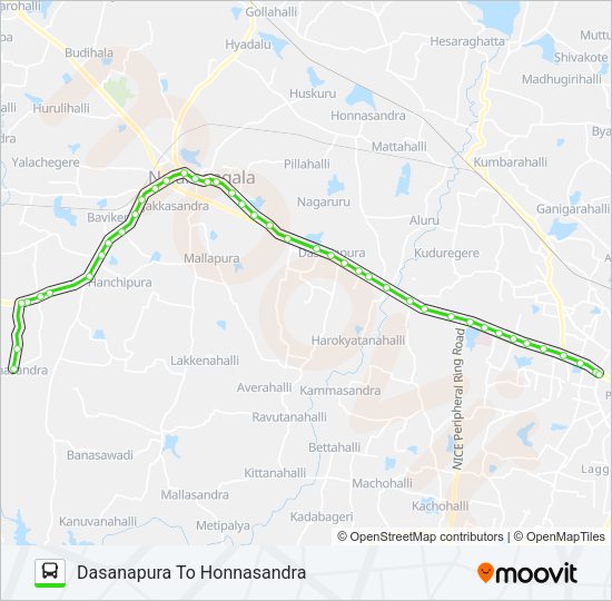 258-R DSP-HNS Bus Line Map
