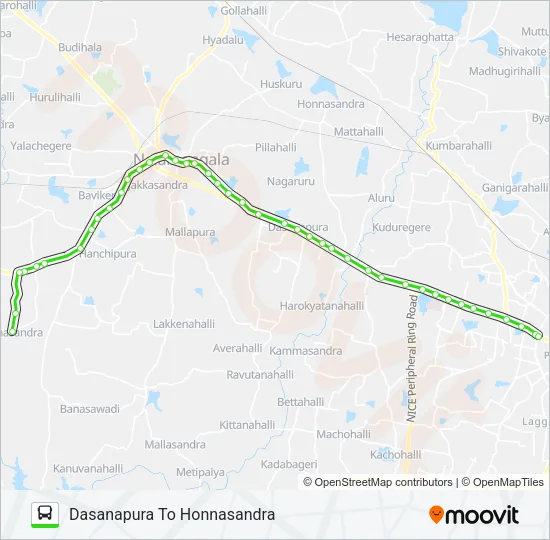 258-R DSP-HNS Bus Line Map