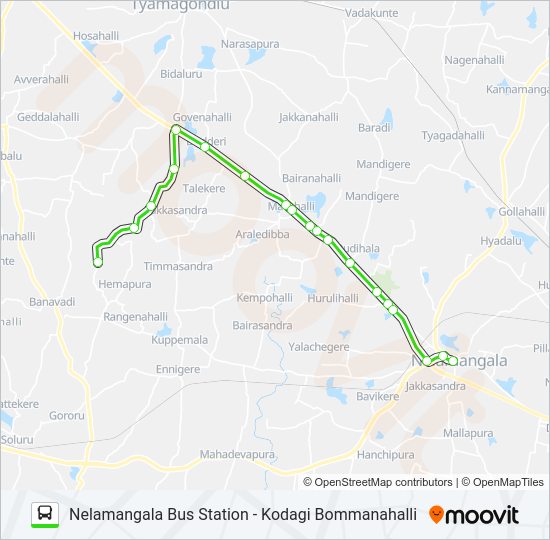 258-MC NMG-KBH Bus Line Map