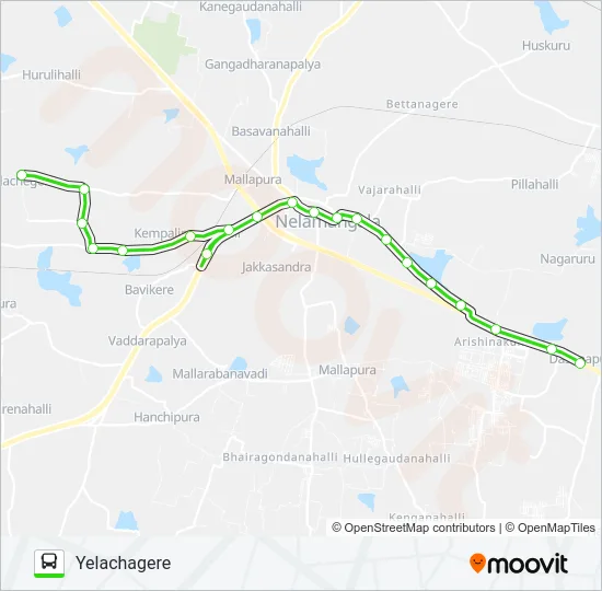 258-VC DSP-YLG Bus Line Map
