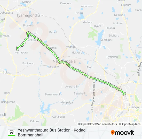 258-MC YTTMC-KBH Bus Line Map