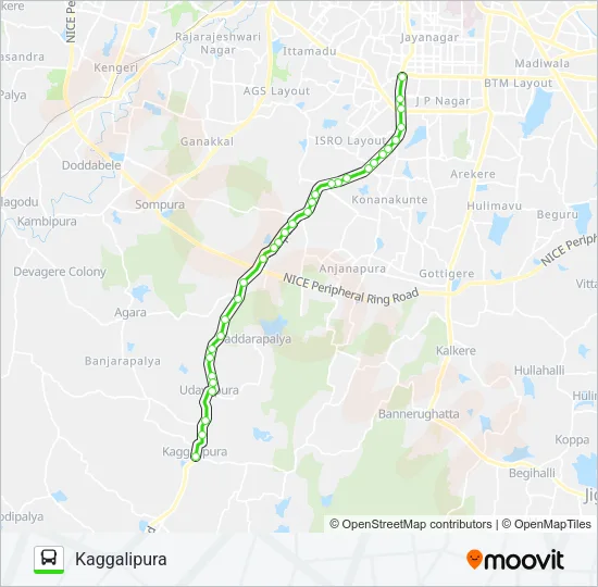 MF-211AC Bus Line Map