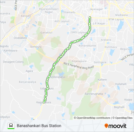 MF-211AC Bus Line Map