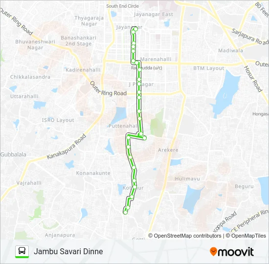 MF-215CA Bus Line Map