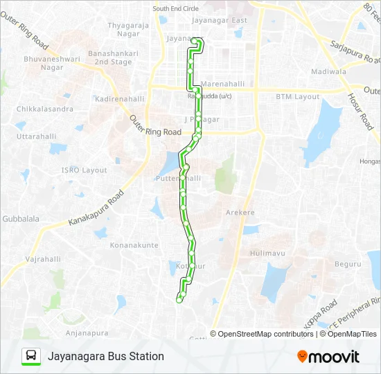 MF-215CA Bus Line Map