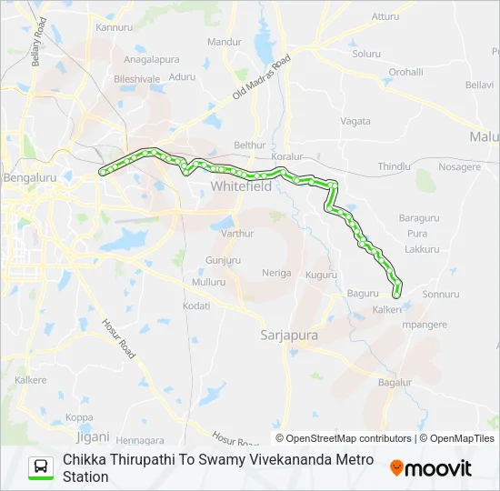 MF-304VS Bus Line Map