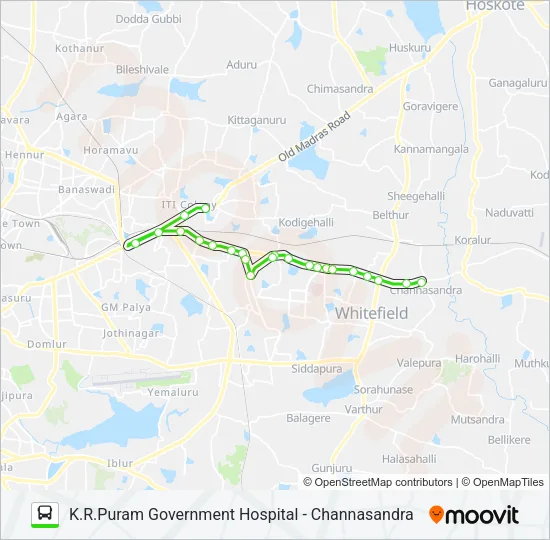 MF-304K KRP-CNS Bus Line Map