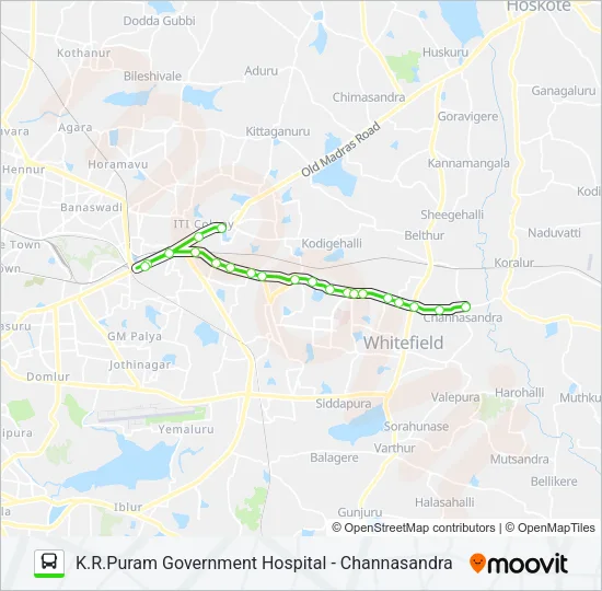 MF-304K KRP-CNS Bus Line Map