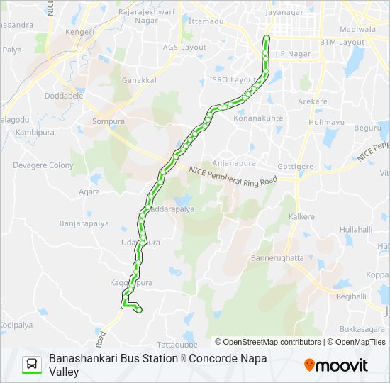 MF-211AC BSK-CNV Bus Line Map
