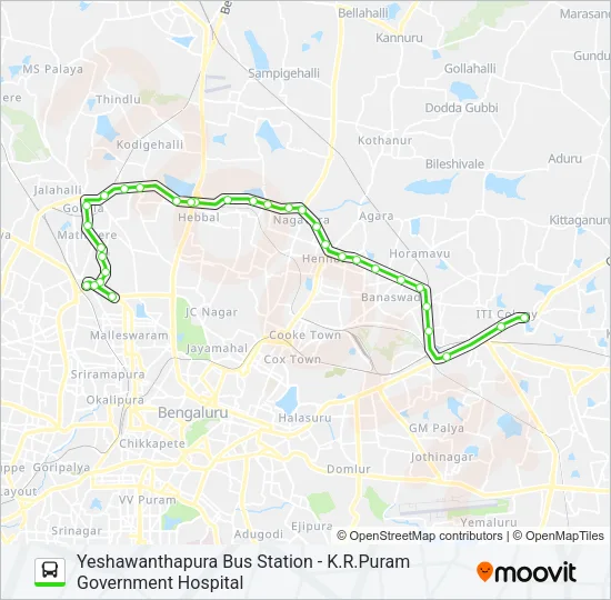 290-Y YTTMC-KRPGH Bus Line Map