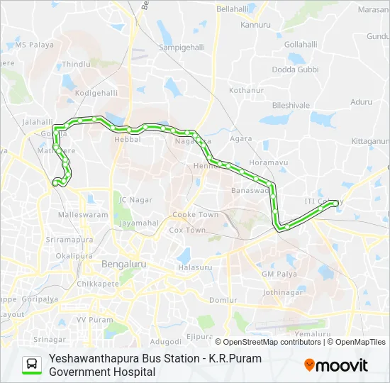 290-Y YTTMC-KRPGH Bus Line Map