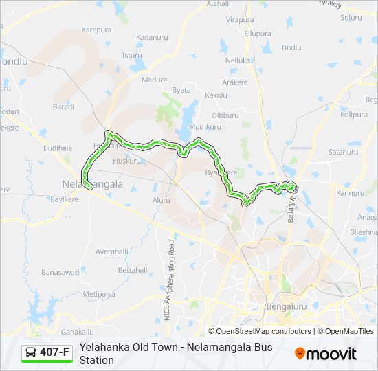 407-F bus Line Map