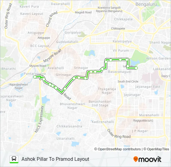 43-H ASP-PLO Bus Line Map