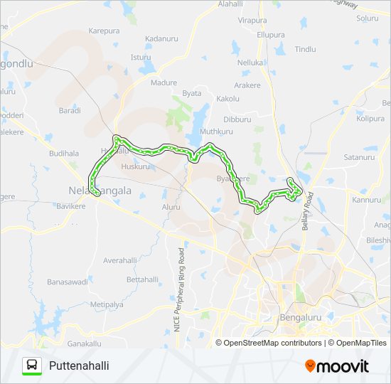 407 NMG-NES-PTH Bus Line Map