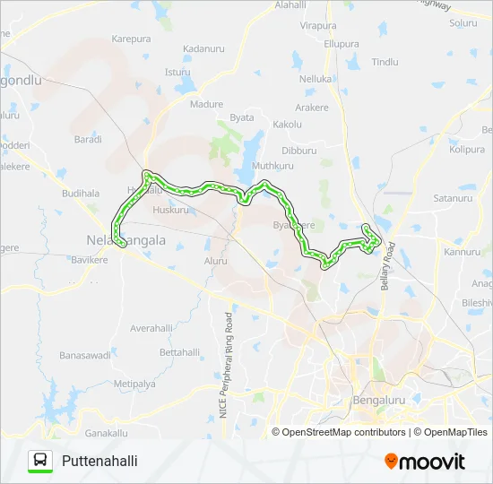 407 NMG-NES-PTH Bus Line Map