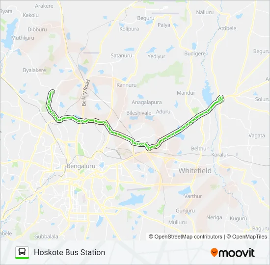 508 D45G-HSK Bus Line Map