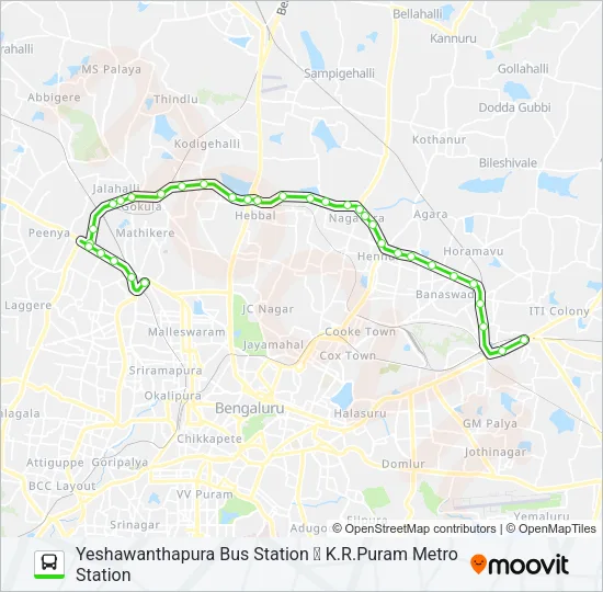 502-CT YTTMC-GGP-KRPMS Bus Line Map