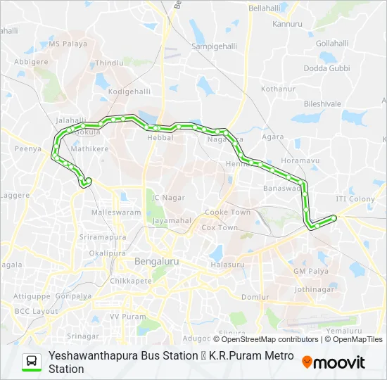502-CT YTTMC-GGP-KRPMS Bus Line Map