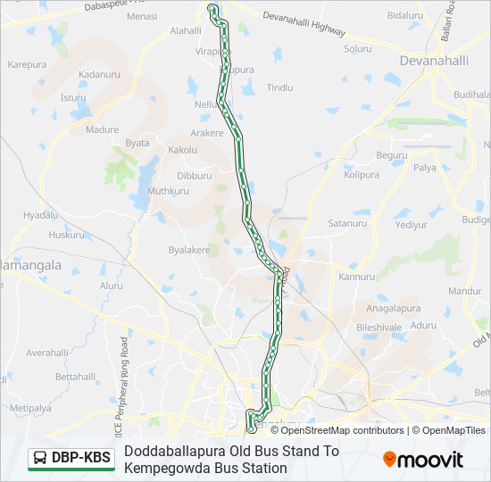 DBP-KBS Bus Line Map