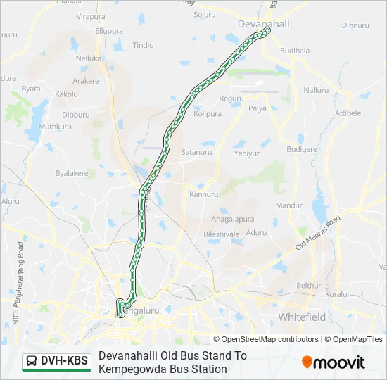 DVH-KBS Bus Line Map