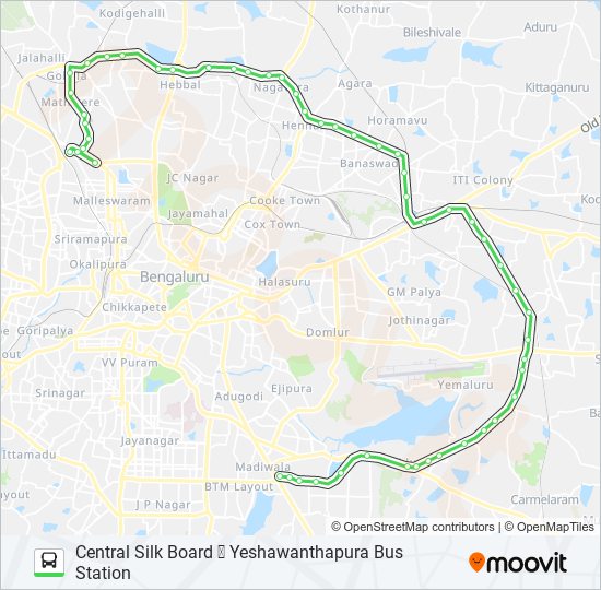 CSB-YTTMC bus Line Map