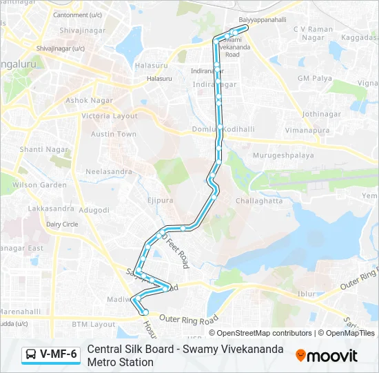 V-MF-6 Bus Line Map