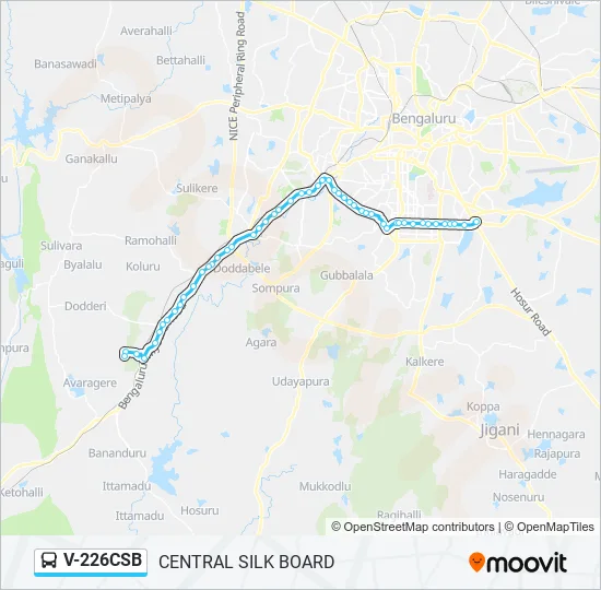V-226CSB Bus Line Map