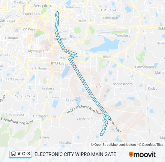V-G-3 Bus Line Map