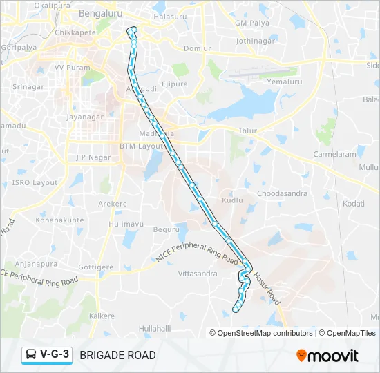 V-G-3 Bus Line Map