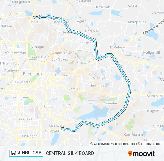 V-HBL-CSB  Line Map