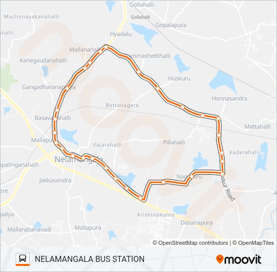 CHAKRA-1 bus Line Map