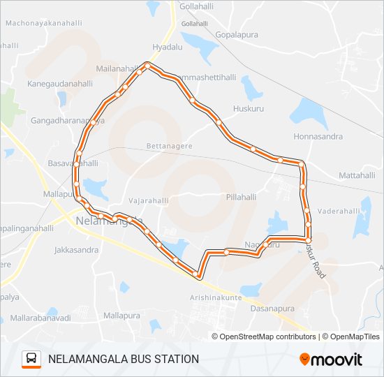 CHAKRA-1A bus Line Map