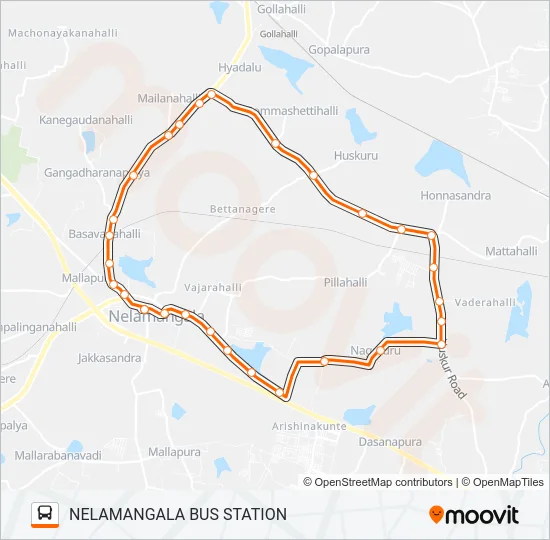 CHAKRA-1A Bus Line Map