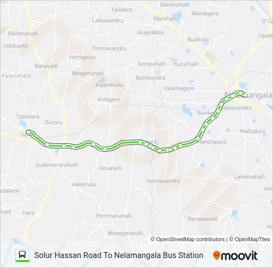258-C KBS-SLR Bus Line Map