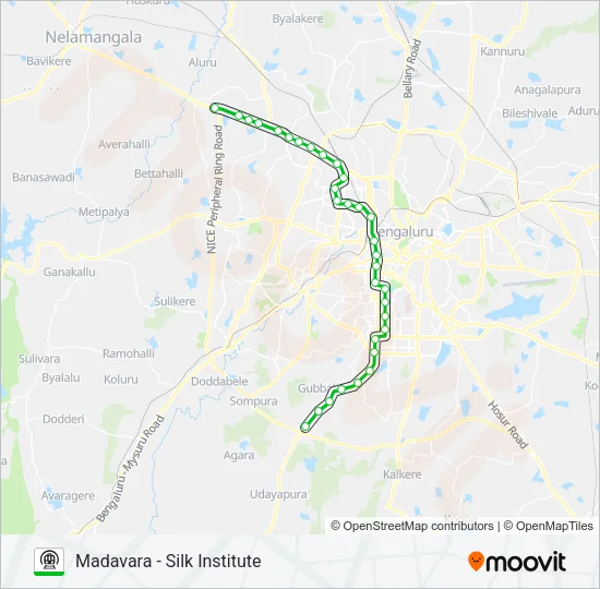 GREEN Metro Line Map