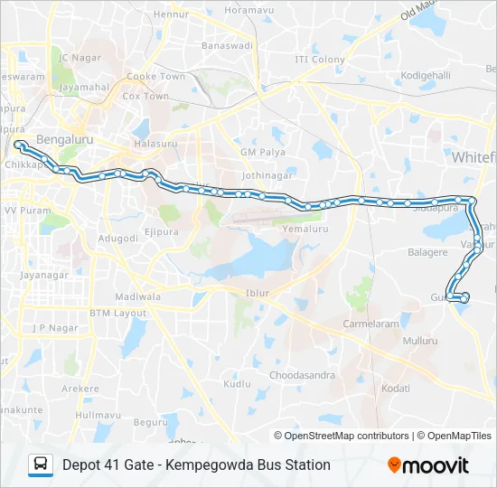 323-AK KBS-D41G Bus Line Map