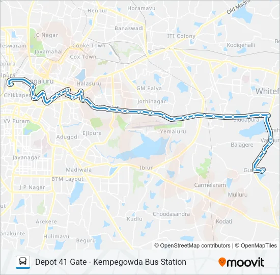 323-AK KBS-D41G Bus Line Map