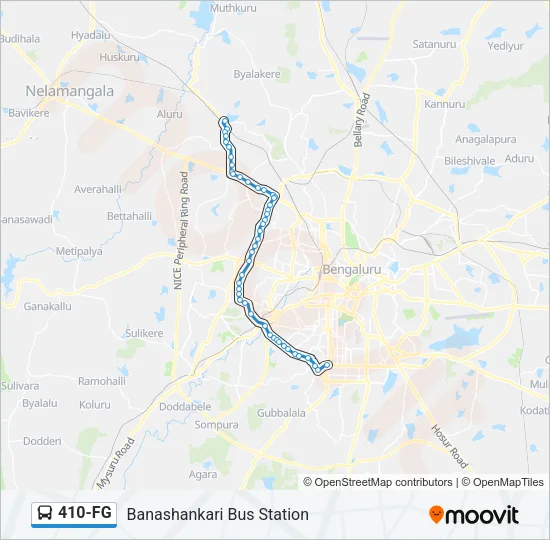 410-FG Bus Line Map