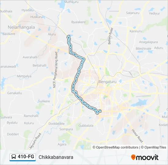 410-FG Bus Line Map